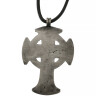 Kožený řetízek s přívěškem Keltského kříže
